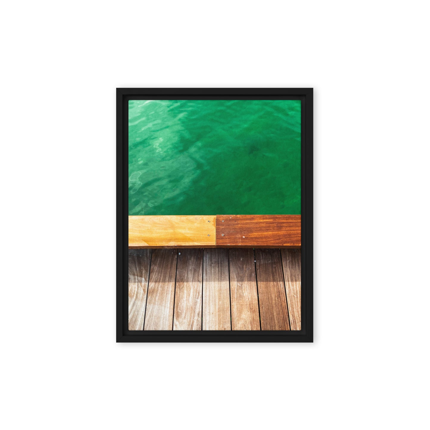 Anna Maria City Pier: Coastal Charm Framed canvas