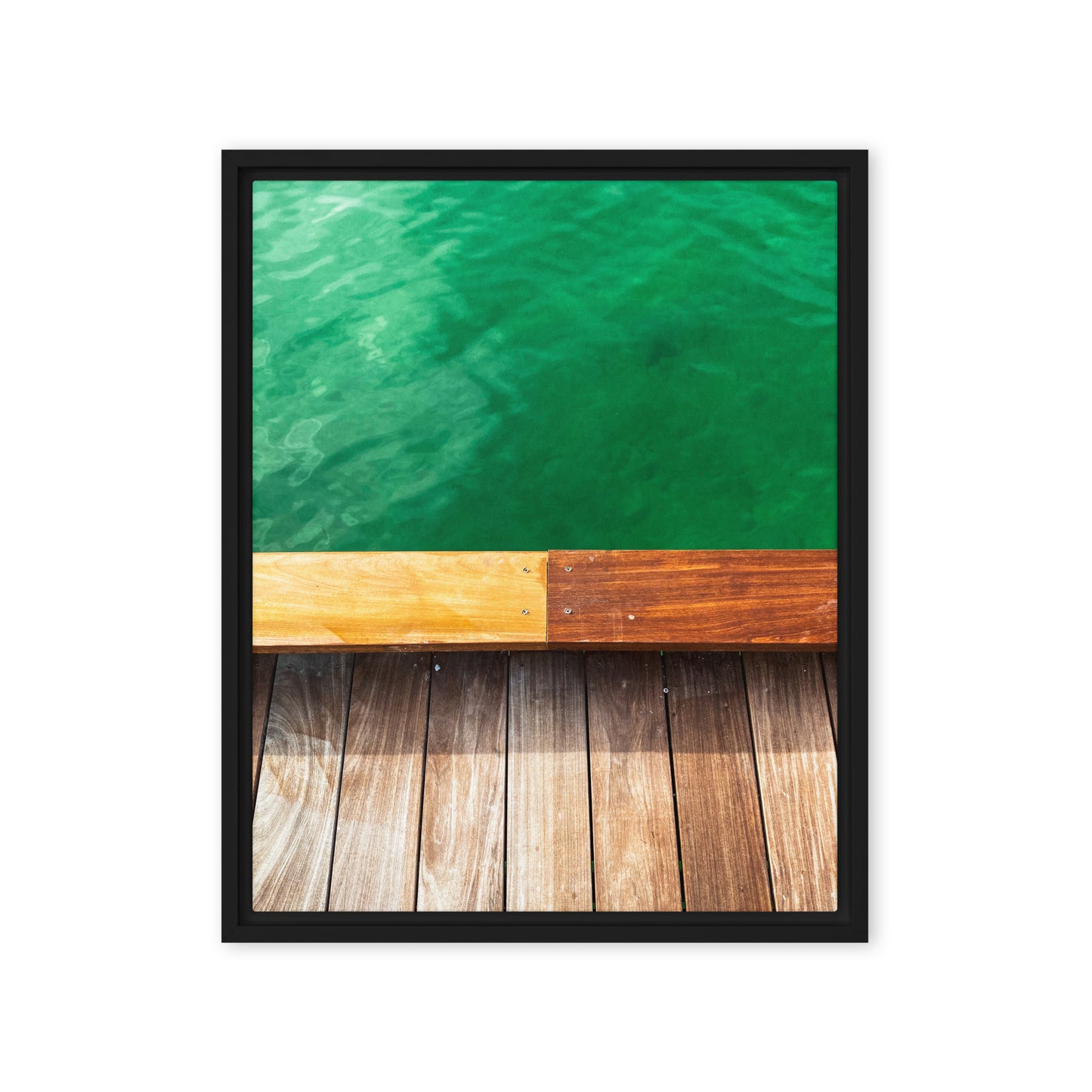 Anna Maria City Pier: Coastal Charm Framed canvas