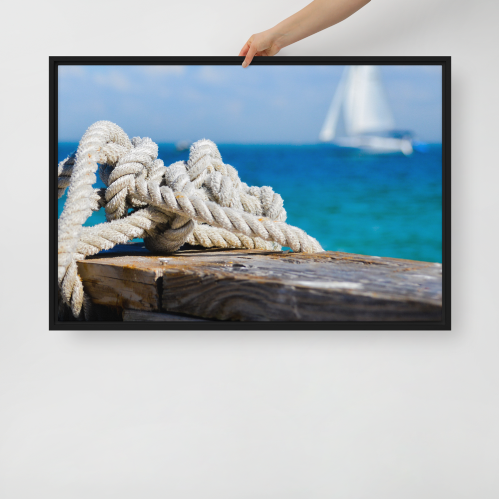 Set Sail - 24" x 36" Framed Canvas