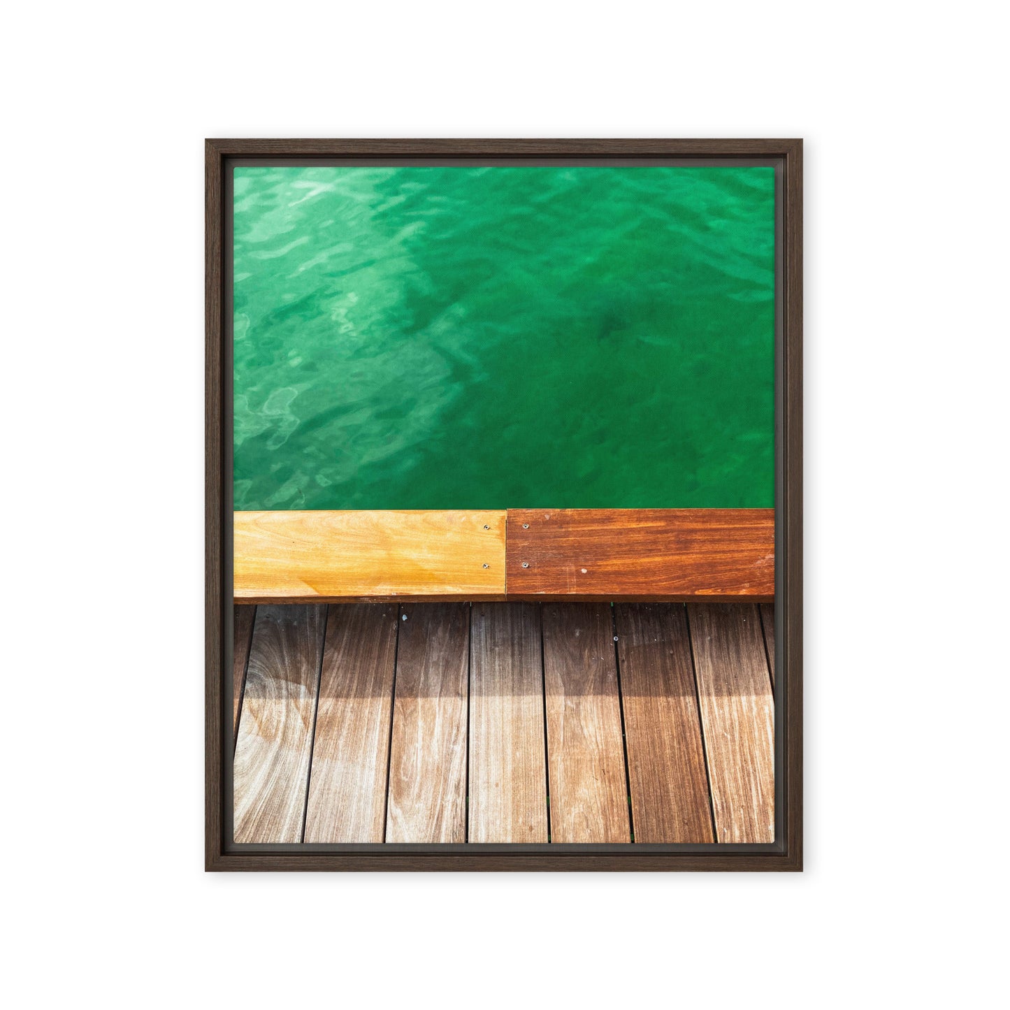 Anna Maria City Pier: Coastal Charm Framed canvas