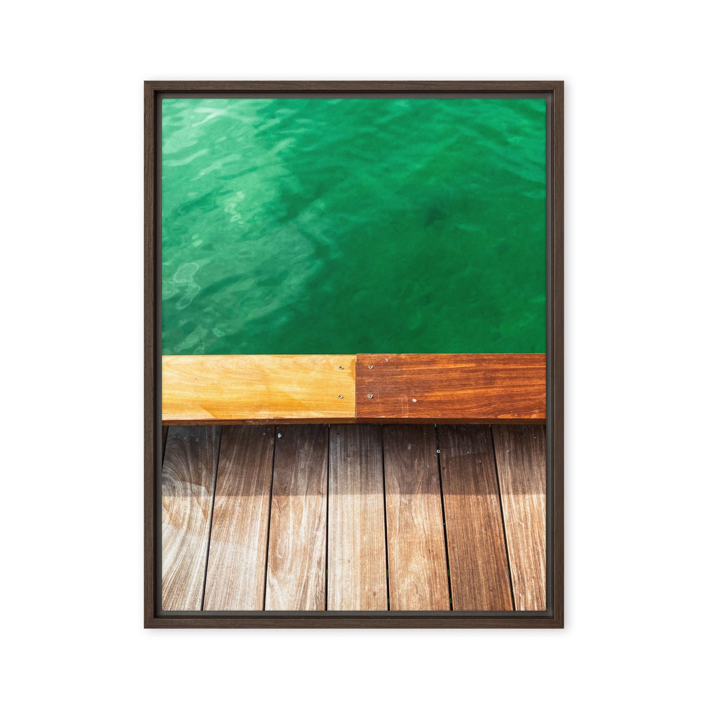 Anna Maria City Pier: Coastal Charm Framed canvas