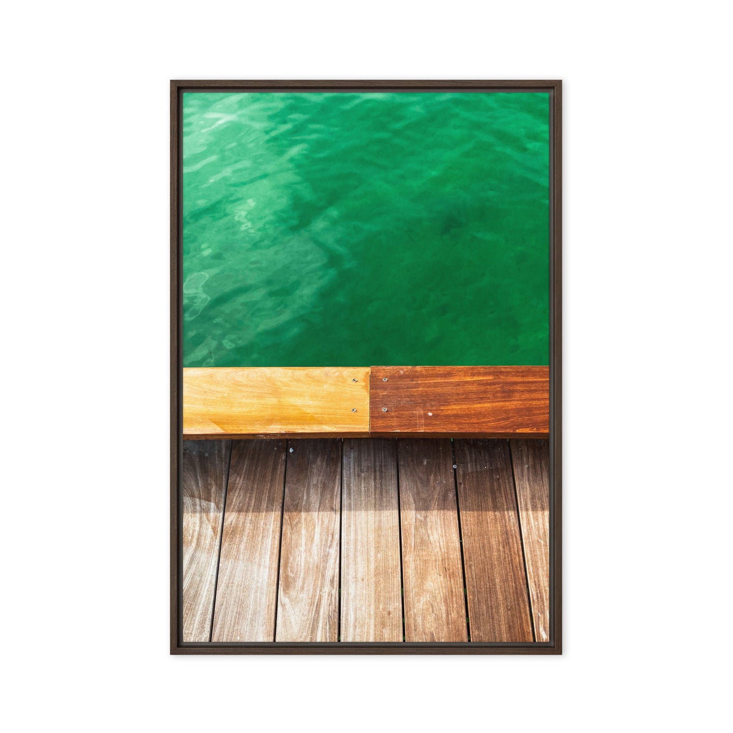 Anna Maria City Pier: Coastal Charm Framed canvas