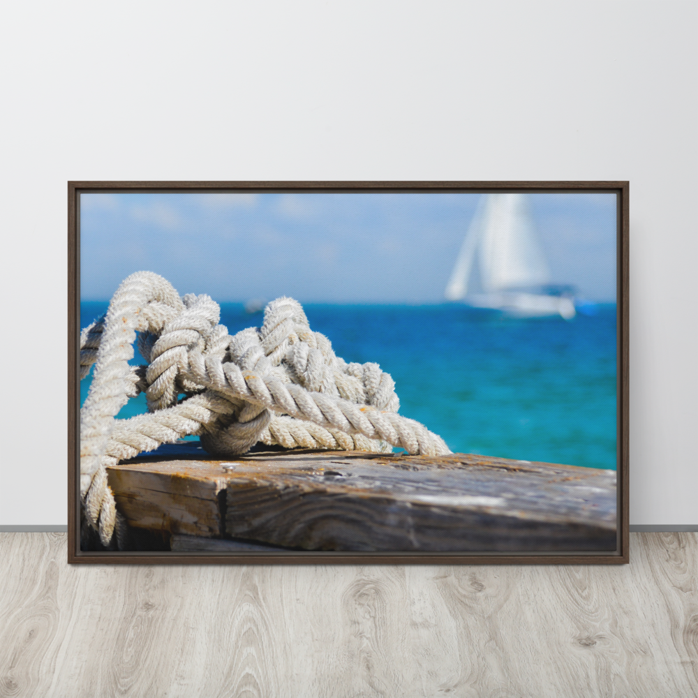 Set Sail - 24" x 36" Framed Canvas