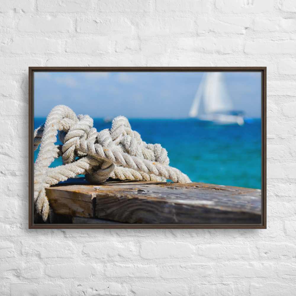 Set Sail - 24" x 36" Framed Canvas