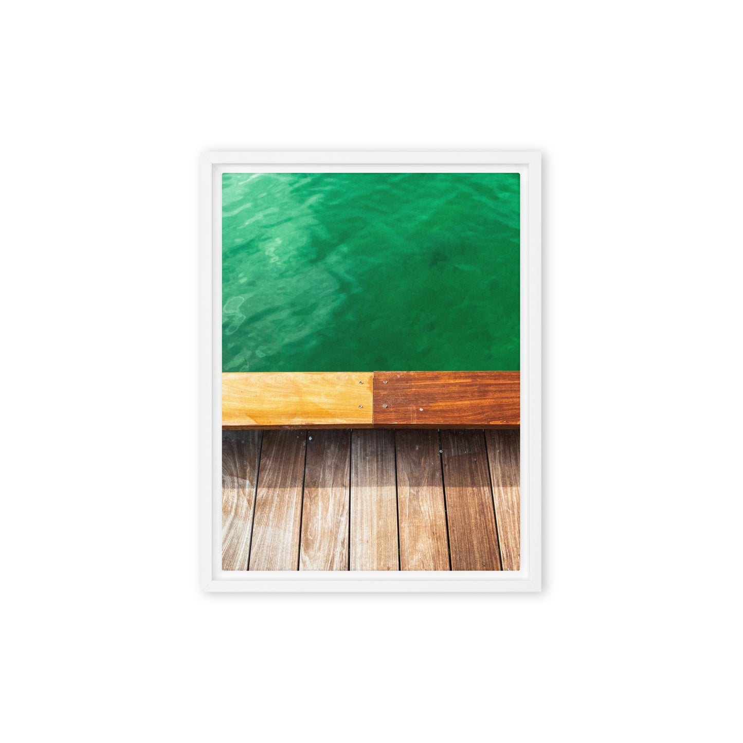 Anna Maria City Pier: Coastal Charm Framed canvas