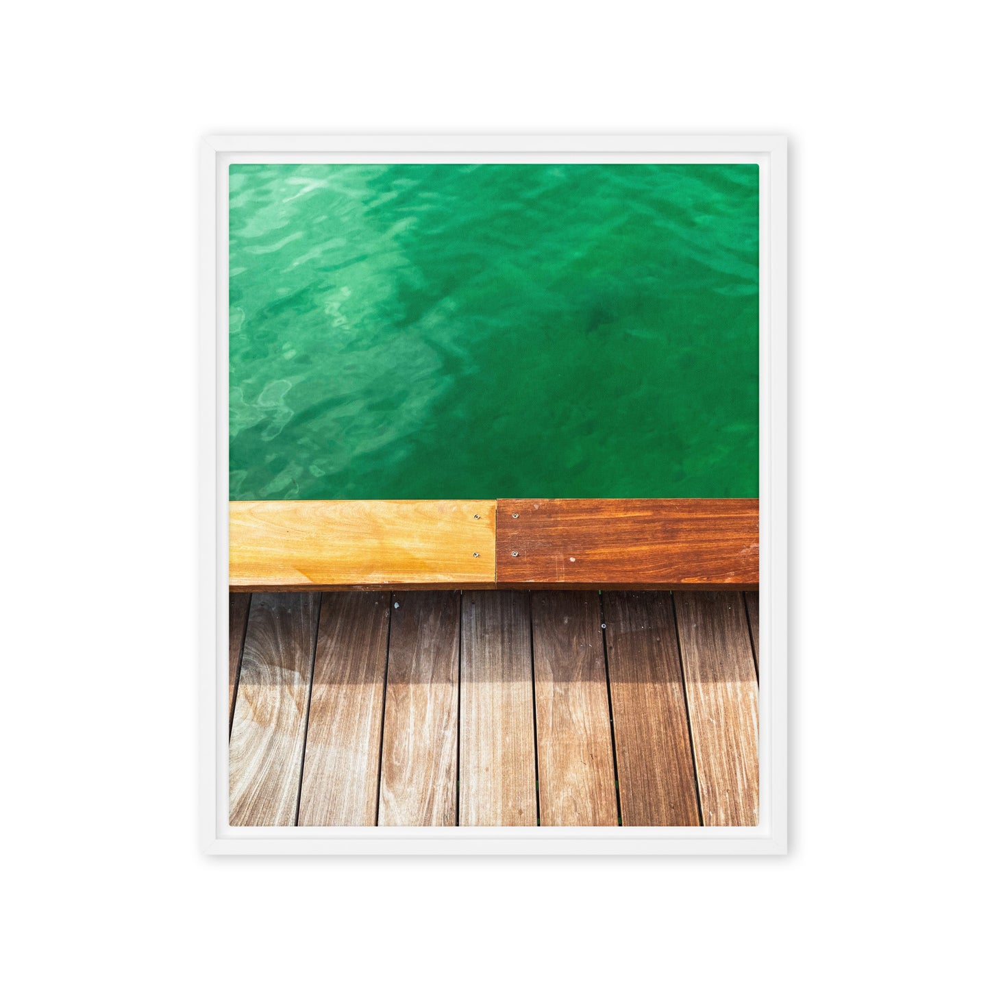 Anna Maria City Pier: Coastal Charm Framed canvas