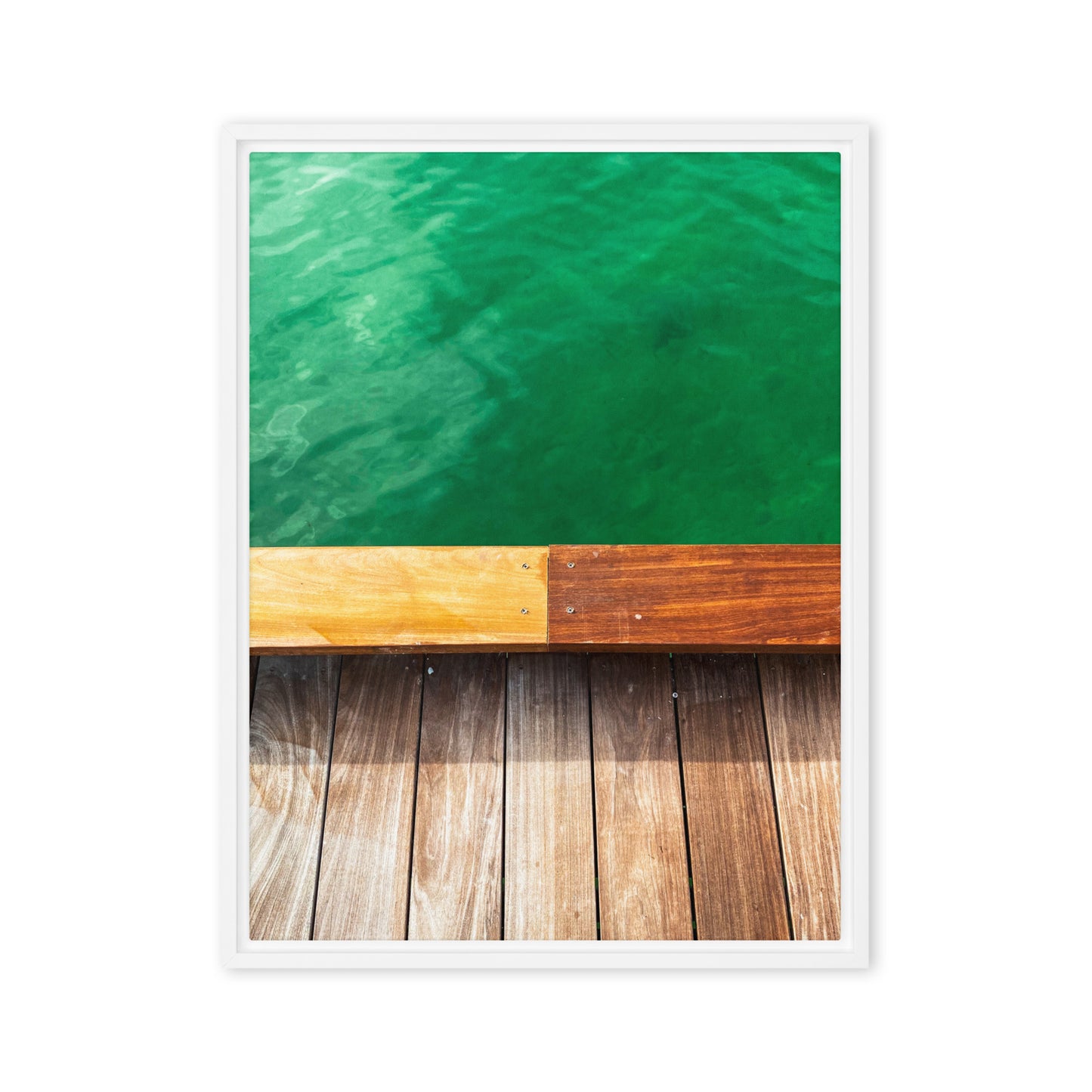 Anna Maria City Pier: Coastal Charm Framed canvas