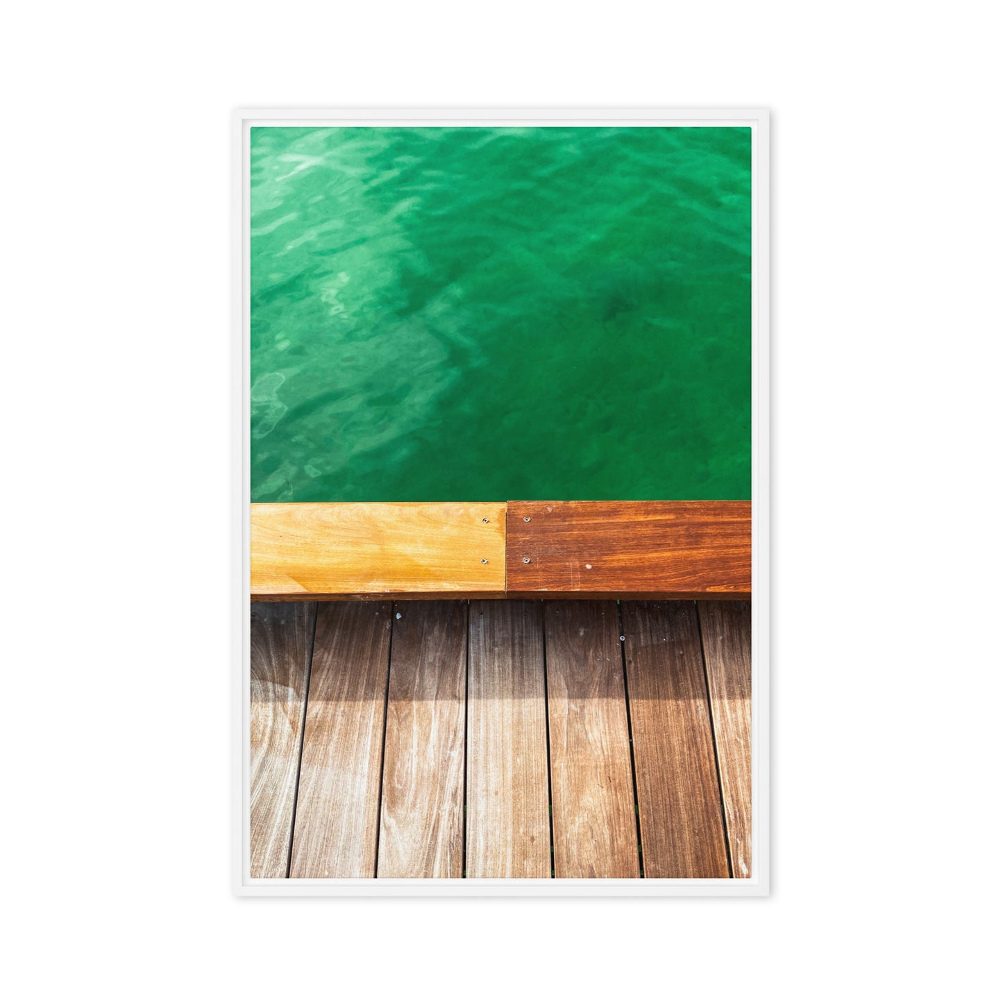 Anna Maria City Pier: Coastal Charm Framed canvas