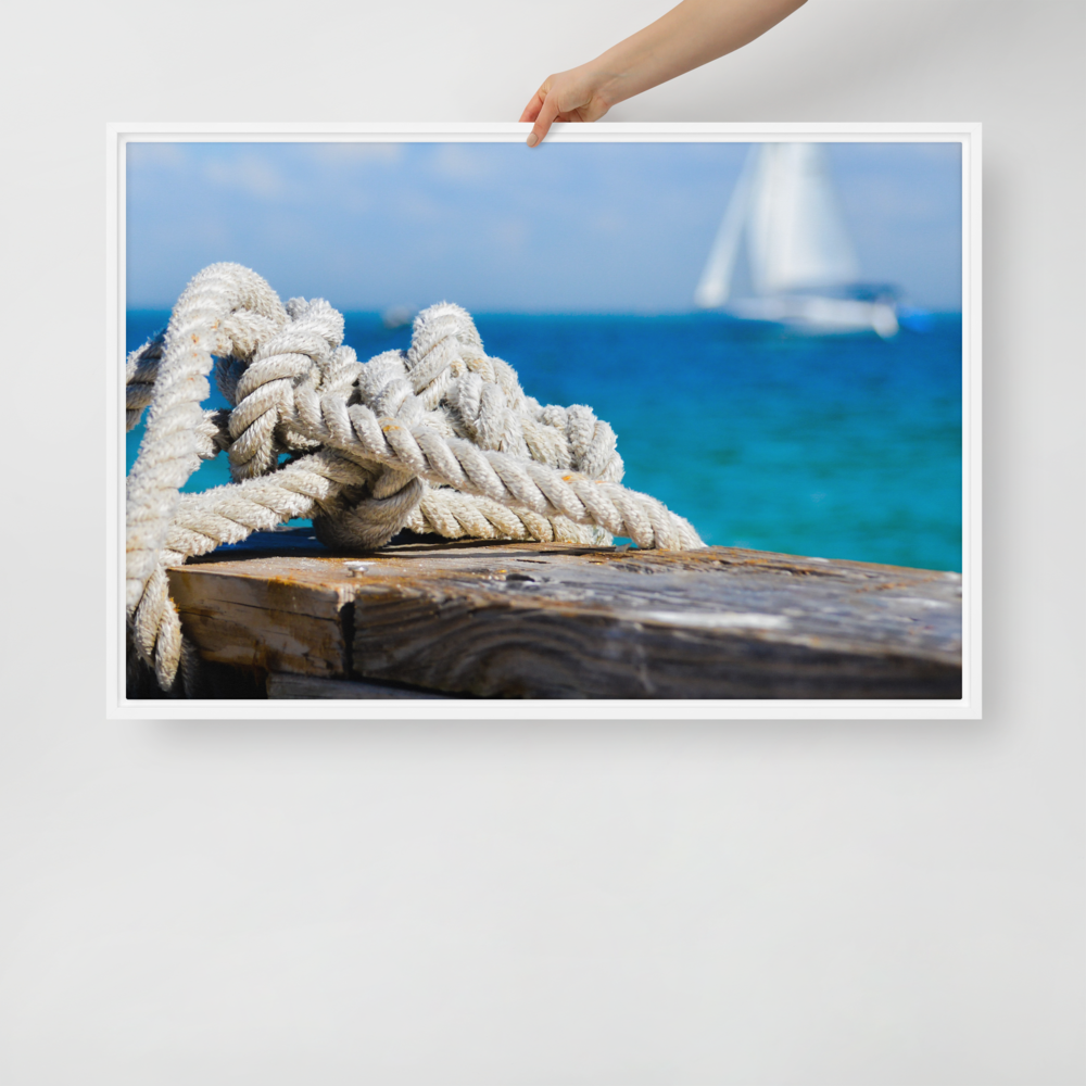 Set Sail - 24" x 36" Framed Canvas