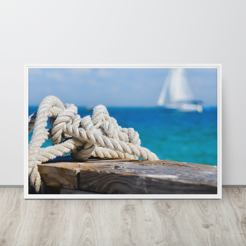 Set Sail - 24" x 36" Framed Canvas