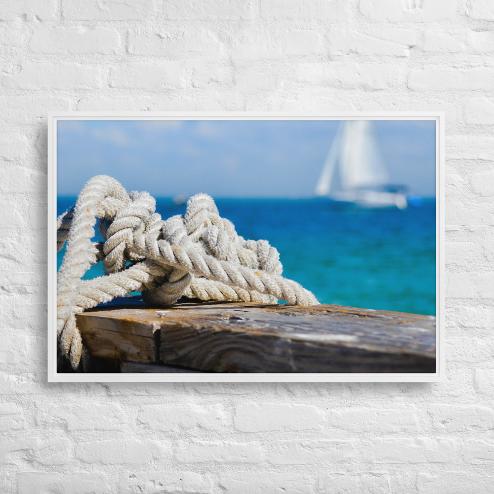 Set Sail - 24" x 36" Framed Canvas